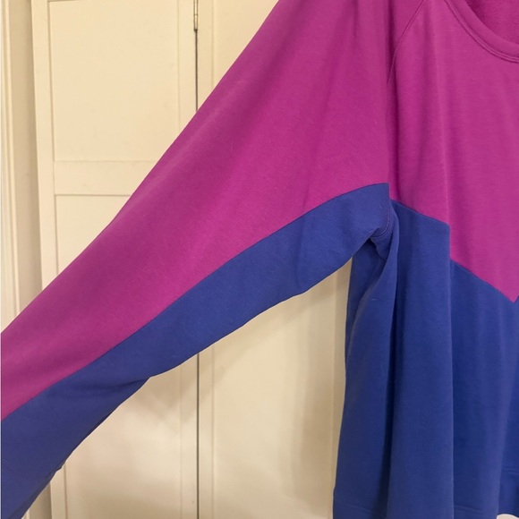 Lane Bryant Purple and Blue Sweatshirt - Picture 4 of 6